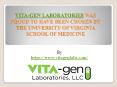 VITA-GEN LABORATORIES WAS PROUD TO HAVE BEEN CHOSEN BY THE UNIVERSITY OF VIRGINIA SCHOOL OF MEDICINE PowerPoint PPT Presentation