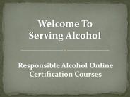 Responsible Alcohol Service Training