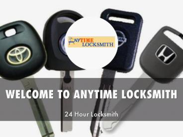 Information Presentation Of Anytime Locksmith