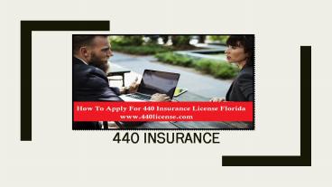 The Florida 440 Insurance Pre-License Education Courses
