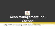 Aeon Management Inc - Reviews / Aeon Management Inc Velachery