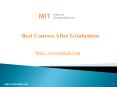 Best Courses After Graduation | Post Graduate Courses | PG Diploma Courses PowerPoint PPT Presentation