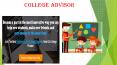 College Advisor PowerPoint PPT Presentation