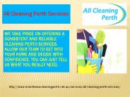 All cleaning perth services