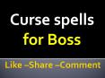 Curse Spells For Boss PowerPoint PPT Presentation