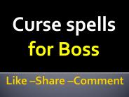 Curse Spells For Boss