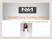 Womens Long Evening Dresses