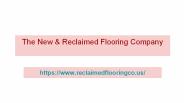 The New & Reclaimed Flooring Company (1)