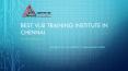 best vlsi training institute chennai PowerPoint PPT Presentation