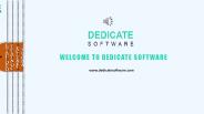 Hotel and Restaurant Management Software - Dedicate Software