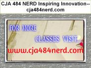 CJA 484 NERD Inspiring Innovation--cja484nerd.com