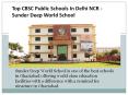 Top CBSC Public Schools In Delhi NCR - Sunder Deep World School PowerPoint PPT Presentation