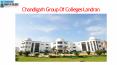 B Tech Colleges In Chandigarh - CGC Landran PowerPoint PPT Presentation