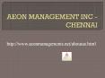 (((Aeon management inc - chennai))))))))))))))))))))) PowerPoint PPT Presentation