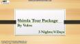 Book Online Shimla Tour Packages|Getzdestinations.com PowerPoint PPT Presentation
