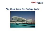 Abu Dhabi Grand Prix Package Deals
