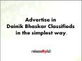 Advertise in India's second-most circulated newspaper – Dainik Bhaskar
