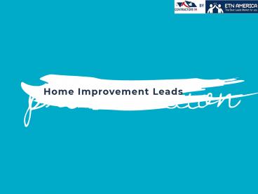 Home Improvement Leads