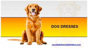 Dog Dresses – Dog Princess Dress