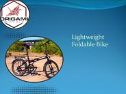 Lightweight Foldable Bike