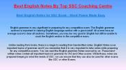 Top SSC Coaching in Chennai