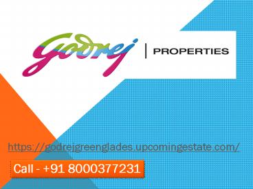Coming Soon Residential Project in Godrej Green Glades Ahmedabad