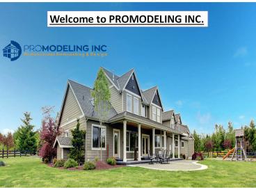 Welcome to PROMODELING INC.