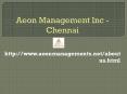 (Aeon Management Inc Chennai Reviews ) Aeon Chennai Velachery PowerPoint PPT Presentation