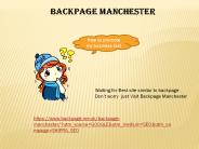 Enhance your business with Backpage Manchester