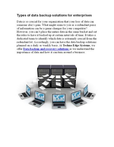 Data Backup and Recovery Solutions Dubai