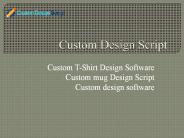 Custom mug Design Script - Custom design software