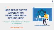 Hire React Native App Developers - Technource