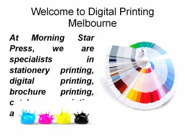 Looking for Finest Printing Services Melbourne?