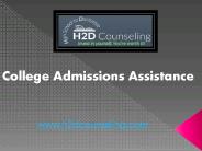 College Admissions Assistance -  h2dcounseling.com