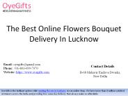 The Best Online Flowers Bouquet Delivery In Lucknow