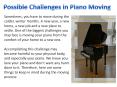 Possible Challenges in Piano Moving PowerPoint PPT Presentation