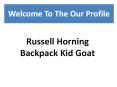 Russell horning backpack kid goat : PPT PowerPoint PPT Presentation