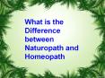What is the difference between naturopath and homeopath? PowerPoint PPT Presentation