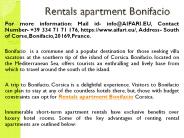 Rentals apartment Bonifacio