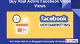 Buy Real Active Facebook Video Views
