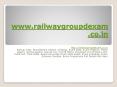 railwaygroupdexam.co.in - jobs, time table, admit card, results PowerPoint PPT Presentation