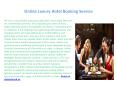 Online Luxury Hotel Booking Service PowerPoint PPT Presentation