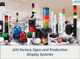 LED Factory Signs and Production Display Systems PowerPoint PPT Presentation