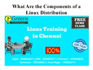 What Are the Components of a Linux Distribution