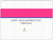 Aeon Management Inc Chennai Velachery <><><><><