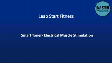 Smart Toner- Electrical Muscle Stimulation (1)
