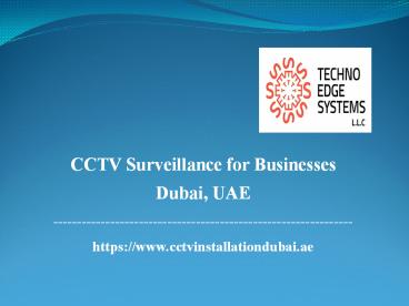 CCTV Surveillance for Business Dubai (1)