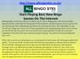 Start Playing Best New Bingo Games On The Internet PowerPoint PPT Presentation