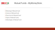 Meaning Of Mutual Funds
