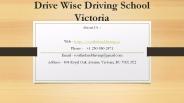 Drive wise Driving School Victoria